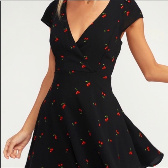 lulus cherry dress